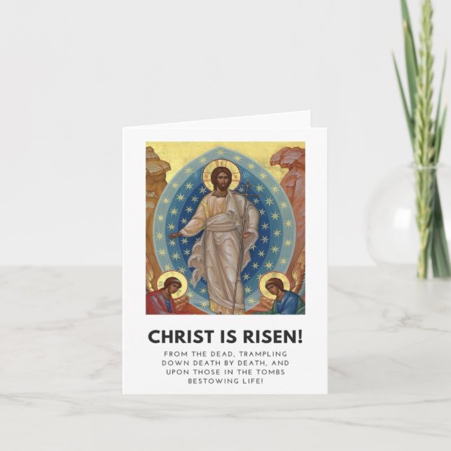 Christ Is Risen! Card (Front)