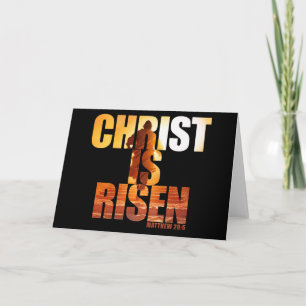 Christ Is Risen - Resurrection of Jesus Easter Card