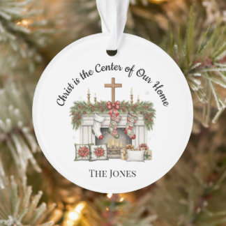 Christ is the Center Christmas  Ornament