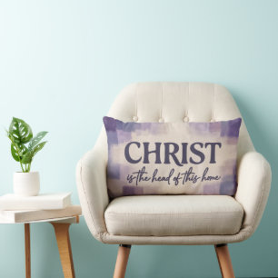 CHRIST Is the Head of This Home Christian Lumbar Cushion