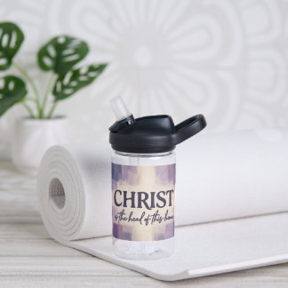 CHRIST Is the Head of This Home | Christian Water Bottle