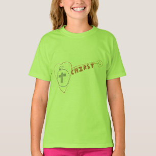Christ is the Key Girls' Basic T-Shirt