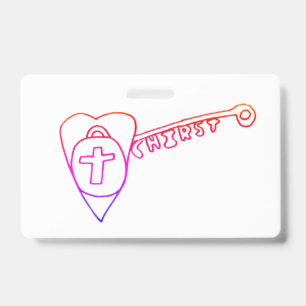Christ is the Key  ID Badge