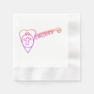 Christ is the Key Paper Napkin