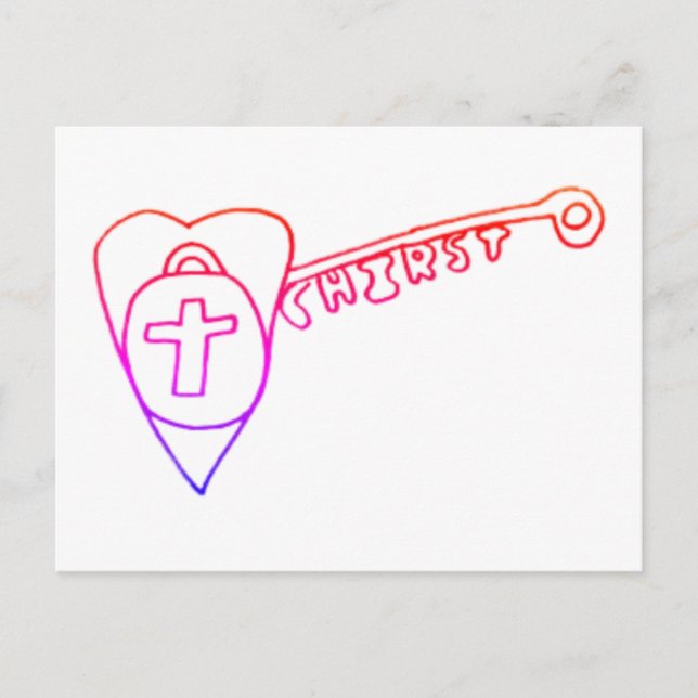 Christ is the Key Postcard (Front)