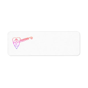 Christ is the Key Return Address Label