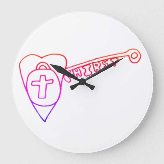 Christ is the Key Wall Clock (Front)