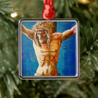 Christ Jesus  Metal Tree Decoration