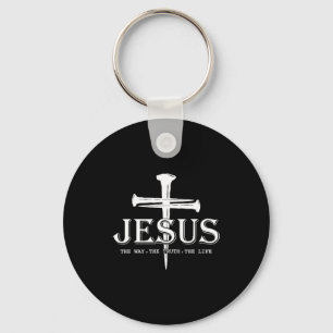 Christ Jesus The Way. The Truth. The Life Blessed Key Ring