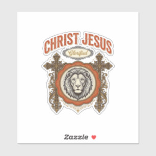 Christ Jesus Vintage Lion Faith