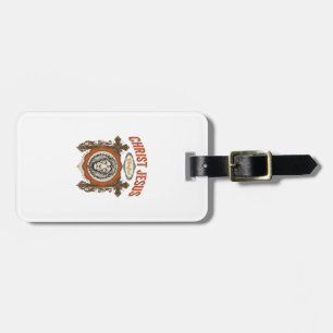 Christ Jesus Vintage Lion Faith Luggage Tag