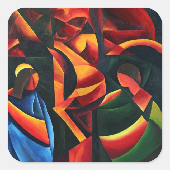 Christ - Last breath 2008 Square Sticker (Front)