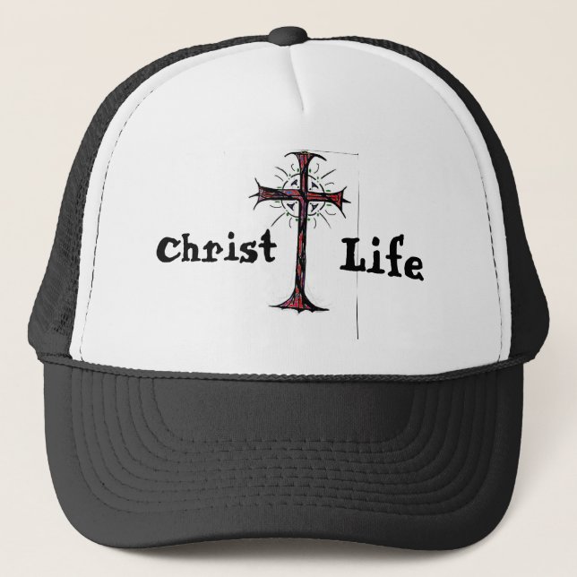 Christ Life Trucker Hat (Front)