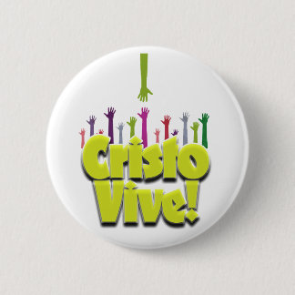 Christ Lives (2) 6 Cm Round Badge