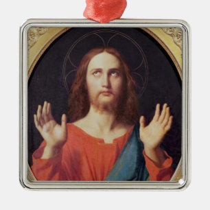 Christ Metal Tree Decoration