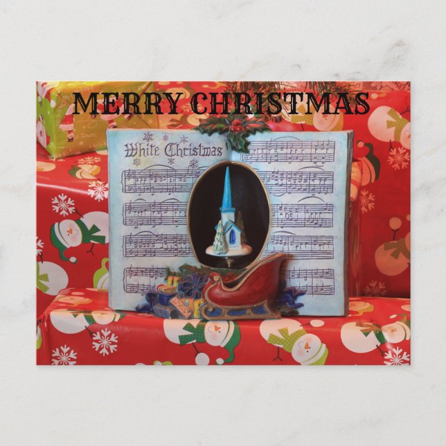 Christ Music Box Post Card (Front)