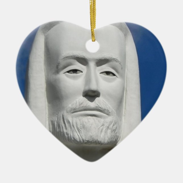 Christ of the Ozarks | Jesus Ceramic Tree Decoration (Front)