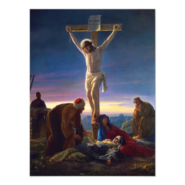 Christ on the Cross by Carl Bloch Photo Print (Front)