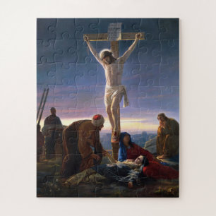 Christ on the Cross by Carl Bloch,  Religious Jigsaw Puzzle
