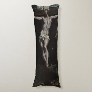 Christ on the Cross by El Greco Body Cushion