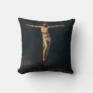 Christ on the Cross by Gillis Mostaer Cushion