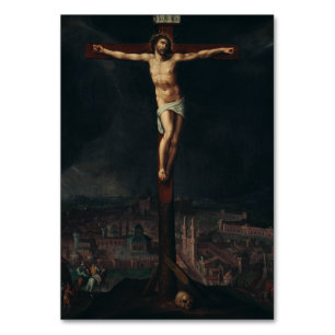 Christ on the Cross by Gillis Mostaer Table Number