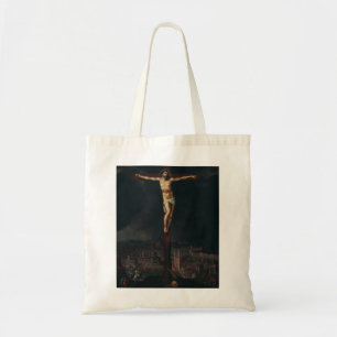 Christ on the Cross by Gillis Mostaer Tote Bag