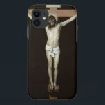Christ on the Cross, c.1630 iPhone 11 Case<br><div class="desc">Image XJL44945  Christ on the Cross,  c.1630 (oil on canvas). Velazquez,  Diego Rodriguez de Silva y (1599-1660) oil on canvas. Prado,  Madrid,  Spain .  17th</div>