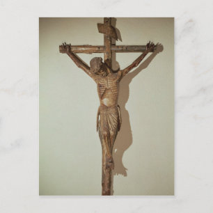 Christ on the Cross, called "Le Devot Christ" Postcard