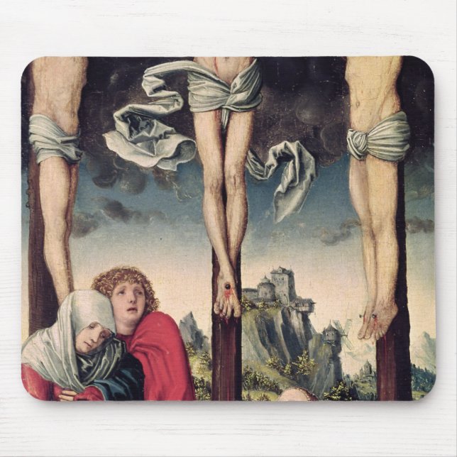 Christ on the Cross Mouse Pad (Front)