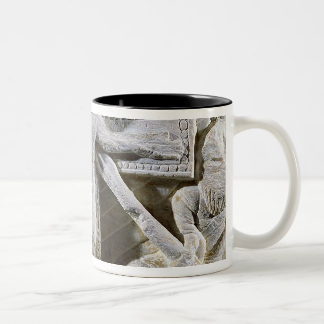 Christ on the Cross Two-Tone Coffee Mug (Right)