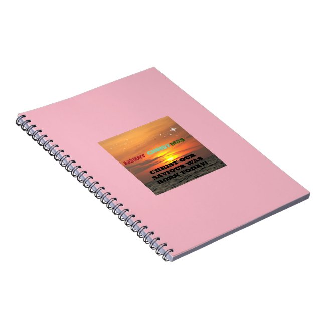 Christ Our Saviour Was Born Today Notebook (Right Side)