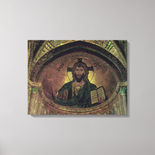 Christ Pantocrat in the apse Canvas Print