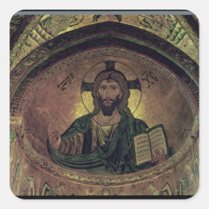 Christ Pantocrat in the apse Square Sticker