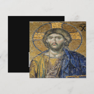 Christ Pantocrator Mosaic Iconic Religious Roman A Invitation