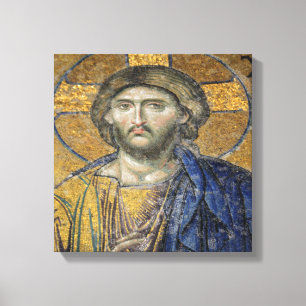 Christ Pantocrator Mosiac Hagia Sophia Canvas Print