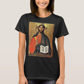 Christ Pantocrator Orthodox Icon 16th Century  T-Shirt