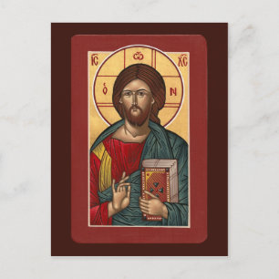 Christ Pantocrator Prayer Card