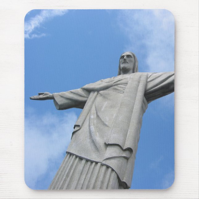 christ redeemer mouse pad (Front)