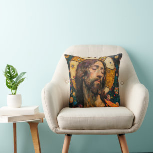 Christ. Religious Symbolism Cushion