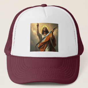 Christ Returns Trucker Hat