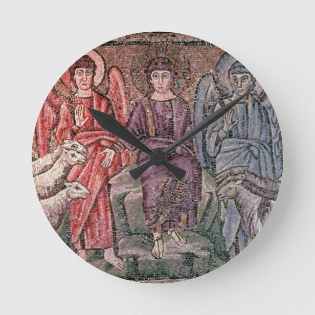 Christ Separates the Sheep from the Goats, 6th cen Round Clock (Front)