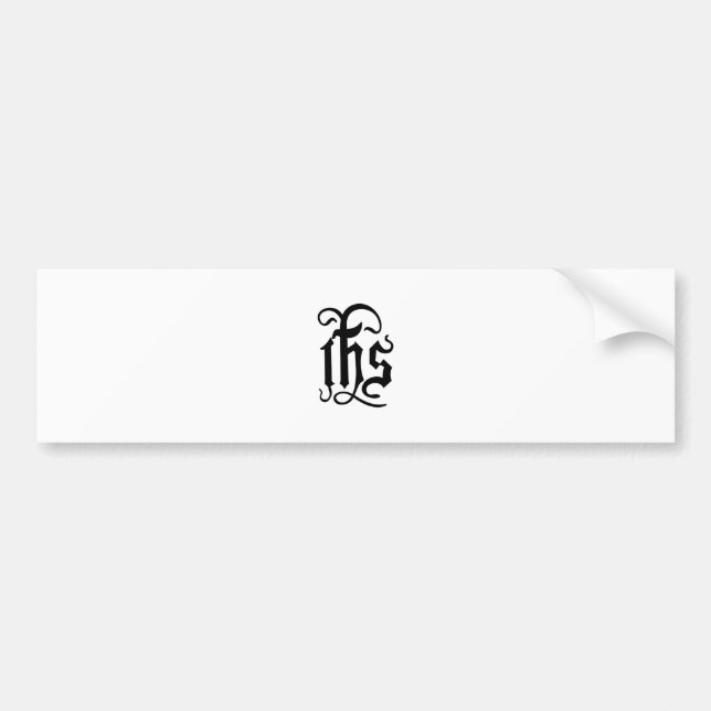 Christ Symbol Bumper Sticker (Front)