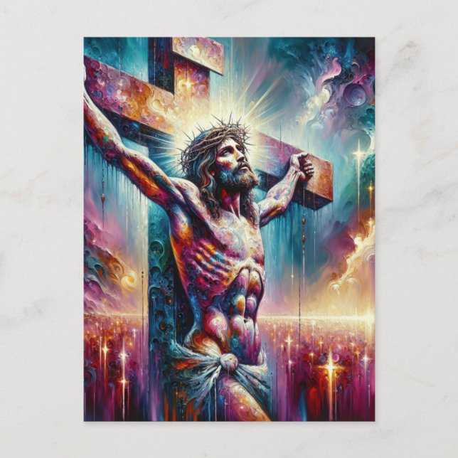CHRIST THE LIGHT HOLIDAY POSTCARD (Front)