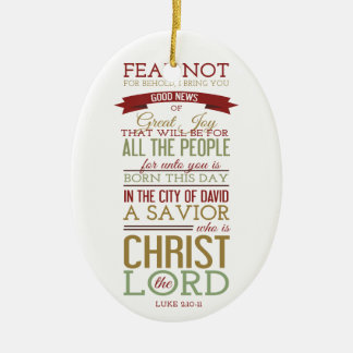 Christ the Lord Ceramic Tree Decoration