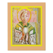 Christ the Priest Faux Wrapped Canvas Print