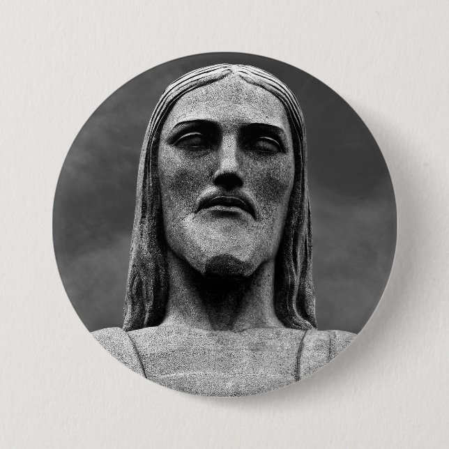 Christ the Redeemer 7.5 Cm Round Badge (Front)