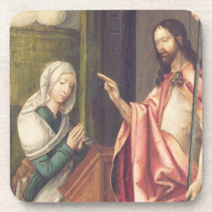 Christ the Redeemer blessing a woman (panel) Coaster