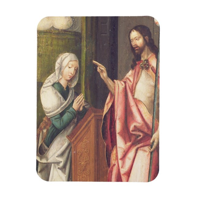 Christ the Redeemer blessing a woman (panel) Magnet (Vertical)