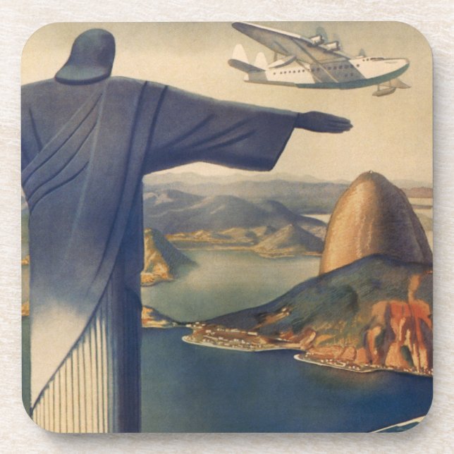 Christ the Redeemer Statue, Rio De Janeiro, Brazil Coaster (Front)